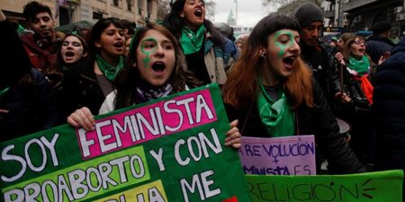 Protestas - Ley sobre el aborto en Argentina